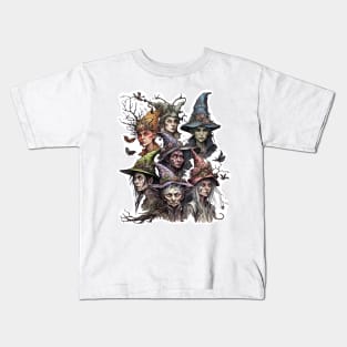 A Coven of Witches Kids T-Shirt